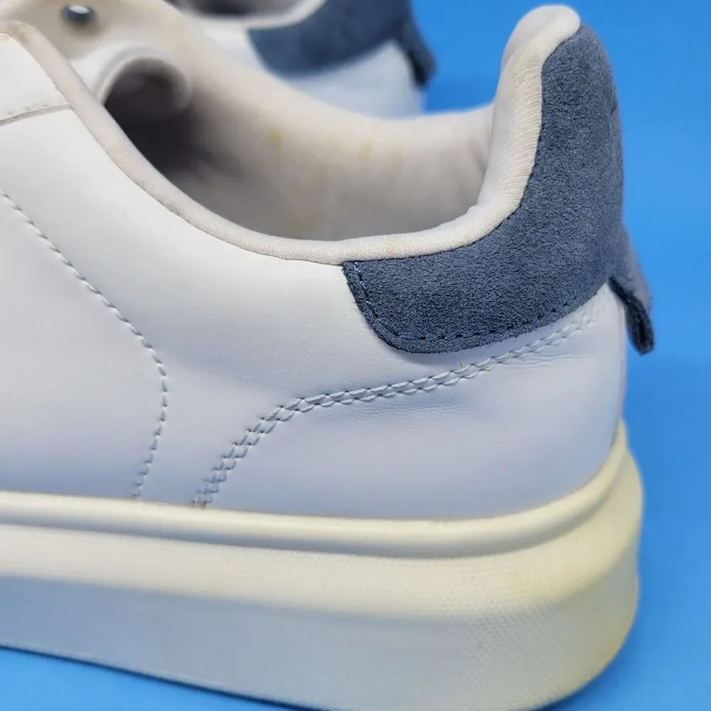 Pull & Bear White Leather Sport Trainer Men's Sz 10 EUR 43 Pre-Owned Sneaker